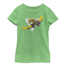 Girl's Star Wars Resistance Yellow Ace Triangle T-Shirt