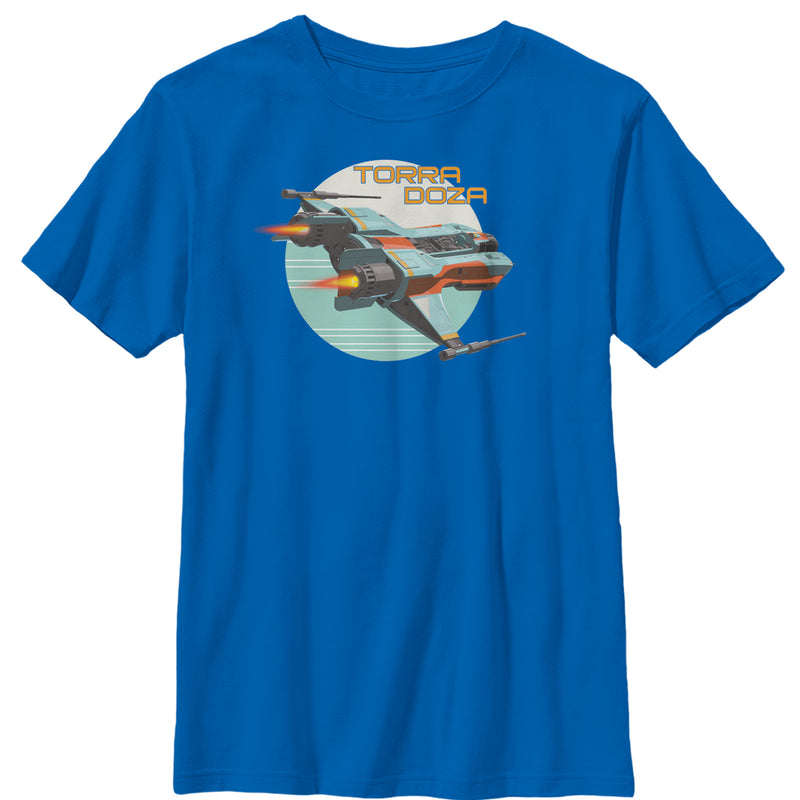 Boy's Star Wars Resistance Torra Doza Flight T-Shirt