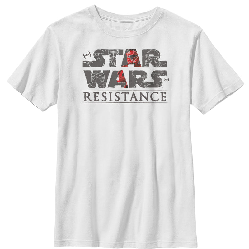 Boy's Star Wars Resistance First Order Logo T-Shirt