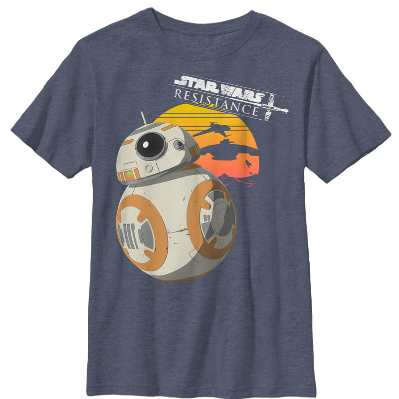 Boy's Star Wars Resistance BB-8 Sunset T-Shirt