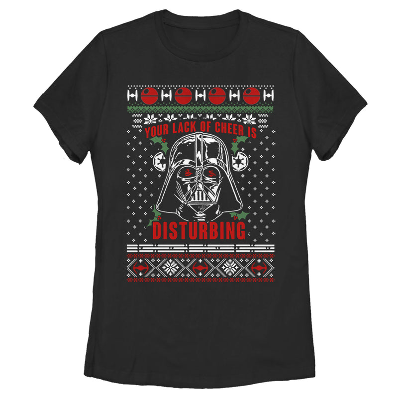 Women's Star Wars Ugly Christmas Sith Lord T-Shirt