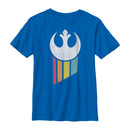 Boy's Star Wars Rebel Rainbow Emblem T-Shirt