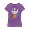 Girl's Star Wars Rebel Rainbow Emblem T-Shirt