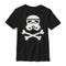 Boy's Star Wars Halloween Stormtrooper Crossbones T-Shirt