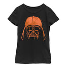 Girl's Star Wars Halloween Vader Helmet Spray-Paint T-Shirt