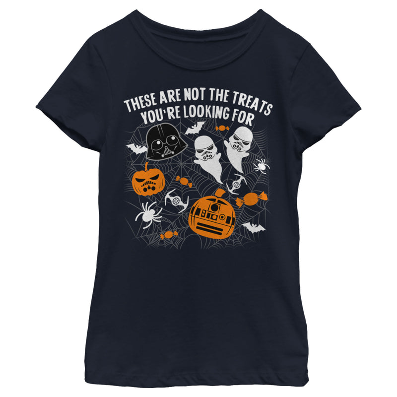 Girl's Star Wars Halloween Not the Treats T-Shirt