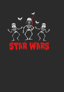Women's Star Wars Halloween Vader Skeletons T-Shirt