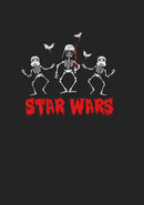 Girl's Star Wars Halloween Vader Skeletons T-Shirt