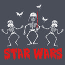 Women's Star Wars Halloween Vader Skeletons Racerback Tank Top