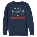 Men's Star Wars Halloween Vader Skeletons Sweatshirt