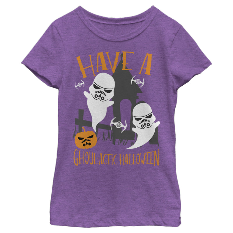 Girl's Star Wars Ghoulactic Halloween Stormtrooper T-Shirt