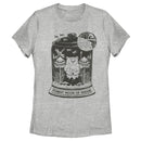 Women's Star Wars Ewok Endor Terrarium Snow Globe T-Shirt