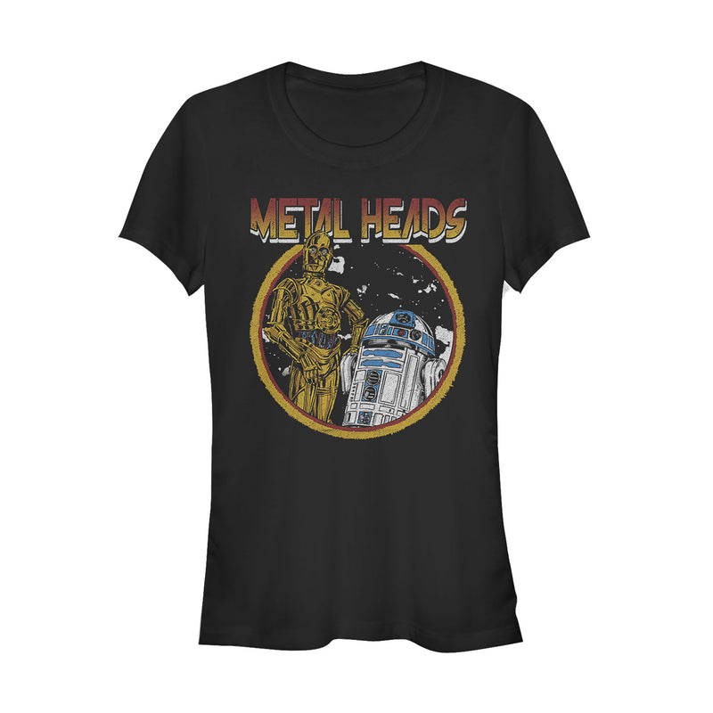 Junior's Star Wars Metal Head Rock Droids T-Shirt