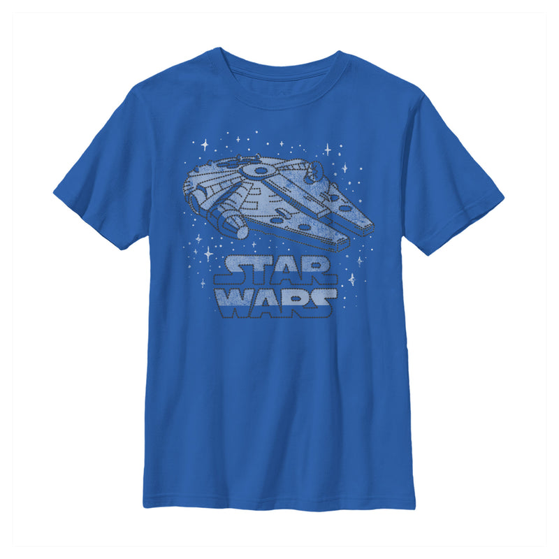 Boy's Star Wars Cute Millennium Falcon T-Shirt