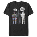 Men's Star Wars Dark Side Action Figures T-Shirt