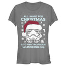 Junior's Star Wars Stormtrooper Find the Droids T-Shirt