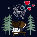 Junior's Star Wars Valentine's Day Han and Leia Holding Hands T-Shirt