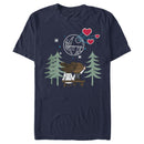 Men's Star Wars Valentine's Day Han and Leia Holding Hands T-Shirt