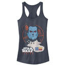 Junior's Star Wars Grand Admiral Thrawn Galaxy Racerback Tank Top