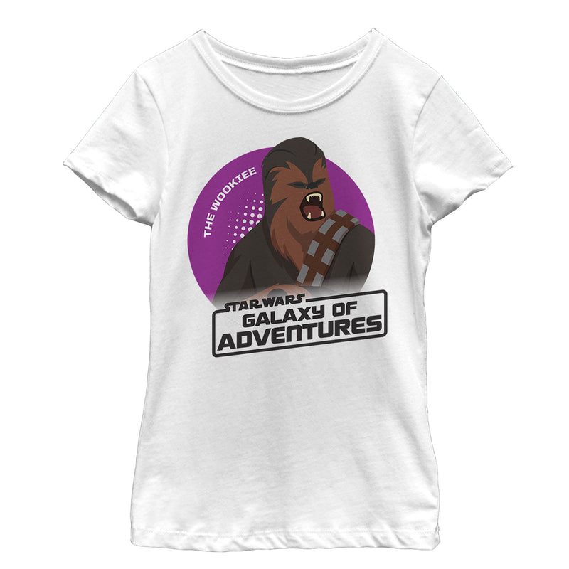 Girl's Star Wars Galaxy of Adventures Chewie the Wookiee T-Shirt