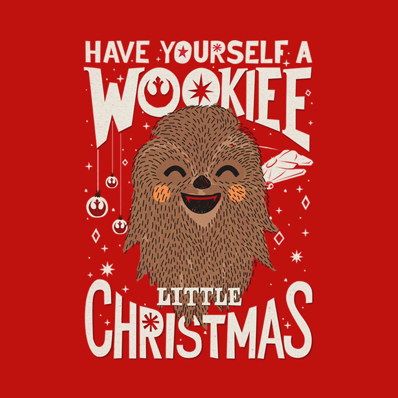 Junior's Star Wars Christmas Have Yourself a Wookie T-Shirt