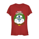 Junior's Star Wars Merry Christmas R2-D2 T-Shirt