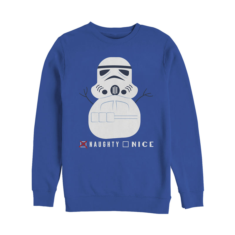 Men's Star Wars Christmas Naughty Stormtrooper Sweatshirt