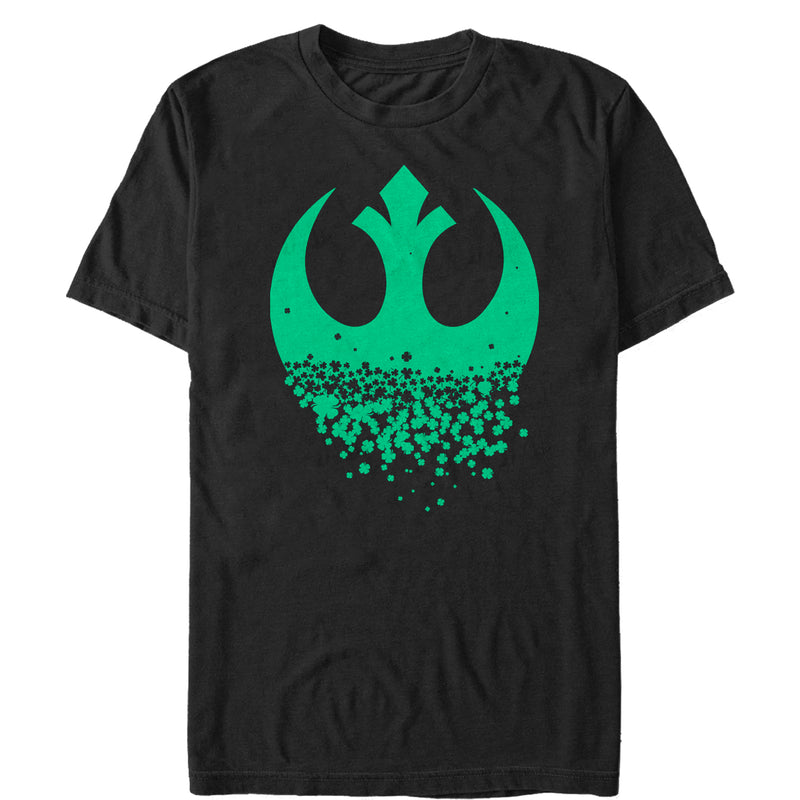 Men's Star Wars Rebel Symbol Clover Fade T-Shirt