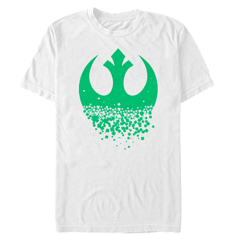 Men's Star Wars Rebel Symbol Clover Fade T-Shirt