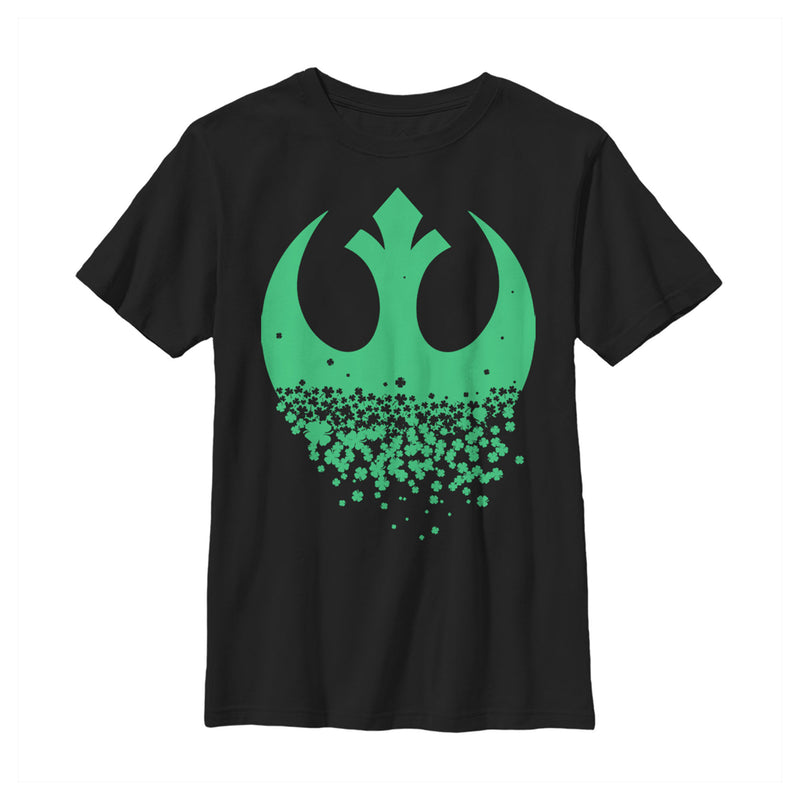 Boy's Star Wars Rebel Symbol Clover Fade T-Shirt