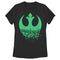 Women's Star Wars Rebel Symbol Clover Fade T-Shirt