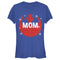 Junior's Star Wars Mom Snowflake Rebel Logo T-Shirt