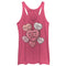 Women's Star Wars Valentine Galactic Candy Hearts Racerback Tank Top