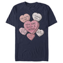 Men's Star Wars Valentine Galactic Candy Hearts T-Shirt