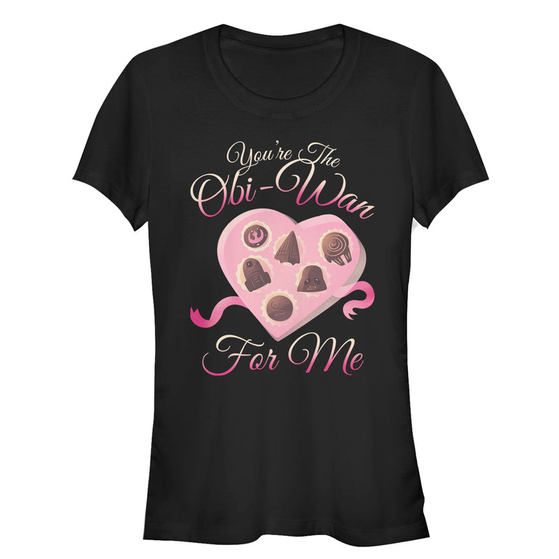 Junior's Star Wars Valentine You're the Obiwan For Me T-Shirt