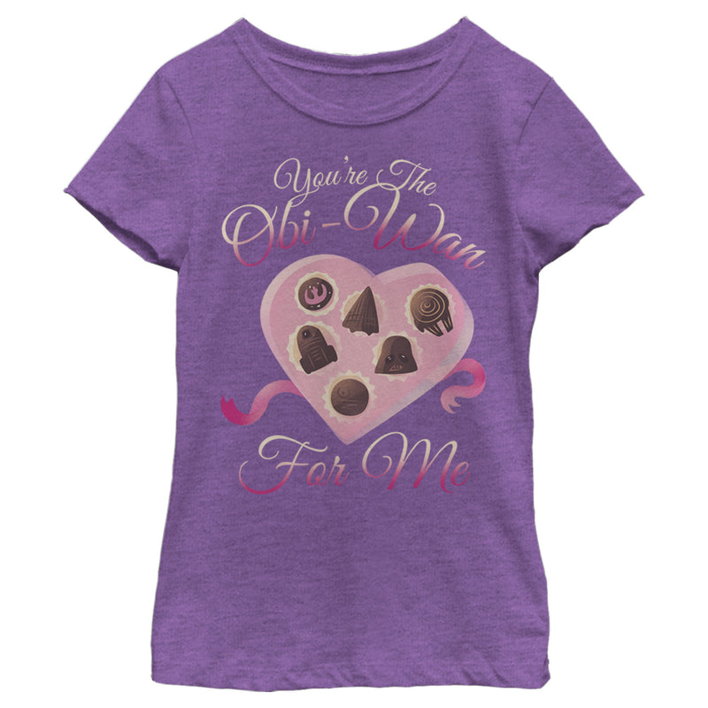 Girl's Star Wars Valentine You're the Obiwan For Me T-Shirt
