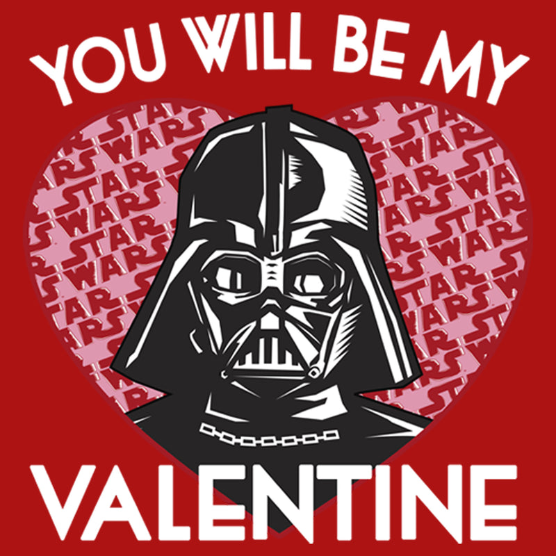 Boy's Star Wars Valentine Darth Vader Invitation T-Shirt