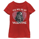 Girl's Star Wars Valentine Darth Vader Invitation T-Shirt