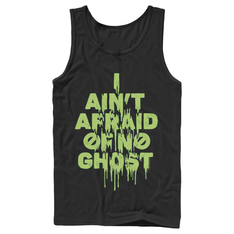 Men's Ghostbusters I Ain't Afraid of No Ghost Streak Tank Top