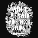 Junior's Ghostbusters Ain't Afraid Ghost Collage Racerback Tank Top