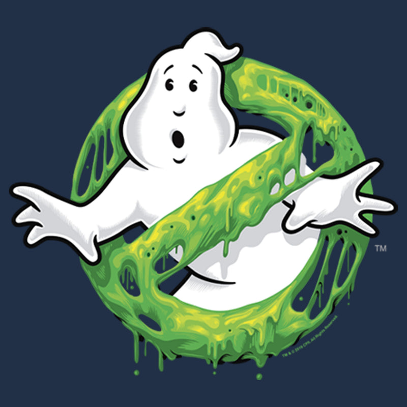 Men's Ghostbusters Slime Logo Long Sleeve Shirt