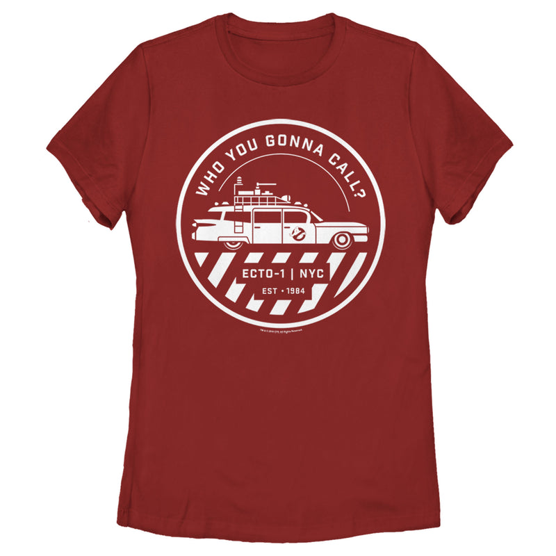 Women's Ghostbusters Ecto-1 Wagon Logo T-Shirt