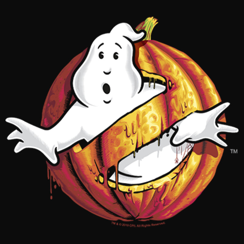Men's Ghostbusters Halloween Pumpkin Logo Tank Top