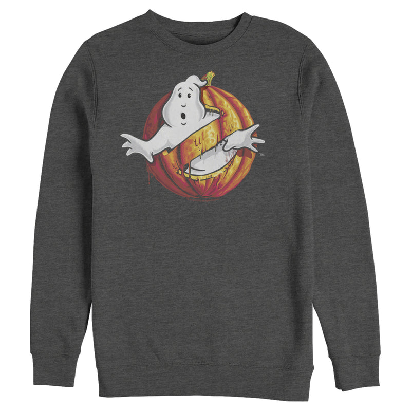 Men's Ghostbusters Halloween Pumpkin Logo Sweatshirt