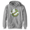 Boy's Ghostbusters Christmas Wreath Logo Pull Over Hoodie