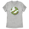 Women's Ghostbusters Christmas Wreath Logo T-Shirt