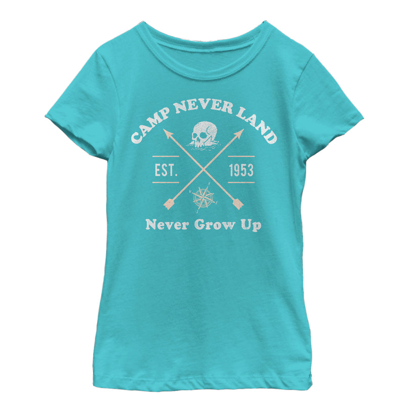 Girl's Peter Pan Camp Neverland Est. 1953 T-Shirt