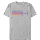 Men's Star Trek: Deep Space Nine Retro Rainbow DS9 Logo T-Shirt
