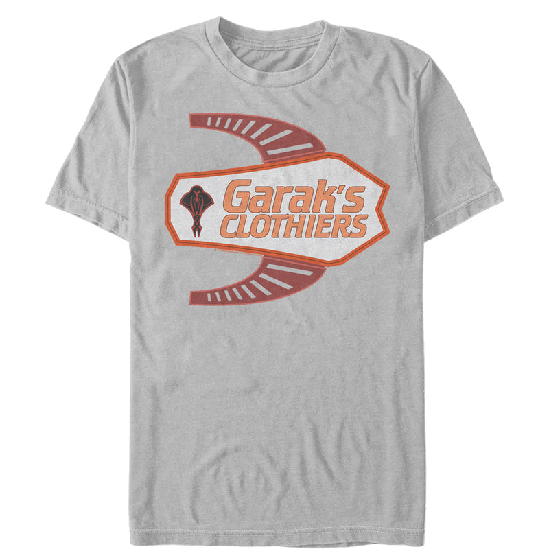 Men's Star Trek: Deep Space Nine Garak's Clothiers Logo T-Shirt