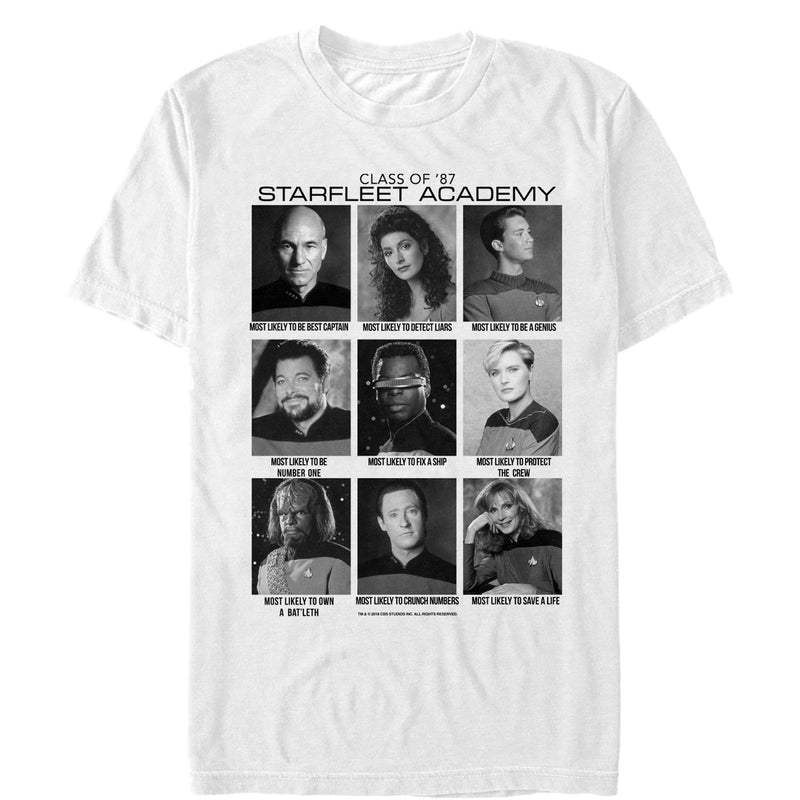 Men's Star Trek: The Next Generation Class of '87 Starfleet Academy T-Shirt